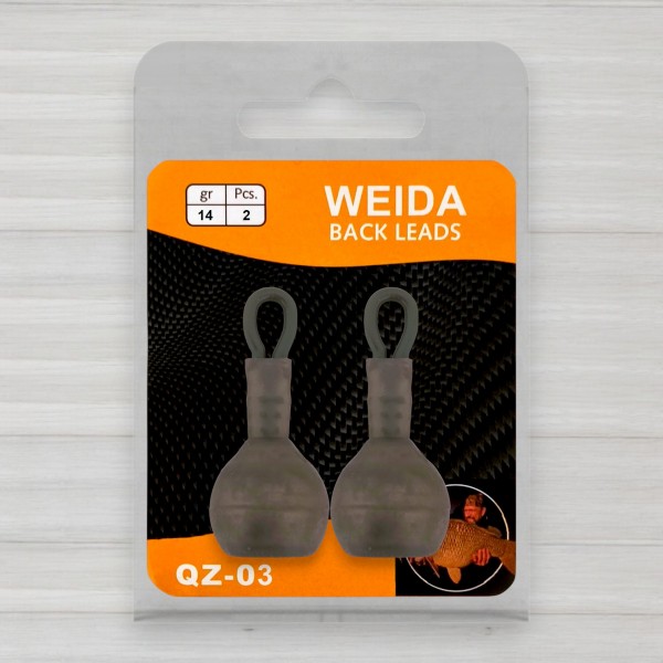 Грузило бек-лід Weida QZ-03, 2шт/уп, 14г